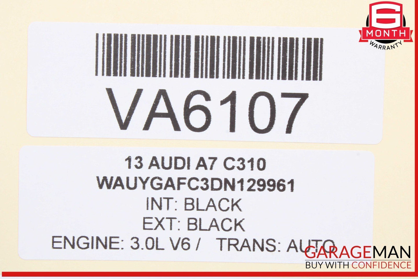 12-18 Audi A7 A6 Head Light Head Lamp Range Control Module Unit 4H0907357B OEM