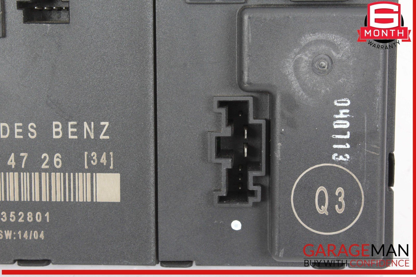 03-12 Mercedes R230 SL500 SL55 AMG Front Left Door Control Module 2308204726 OEM