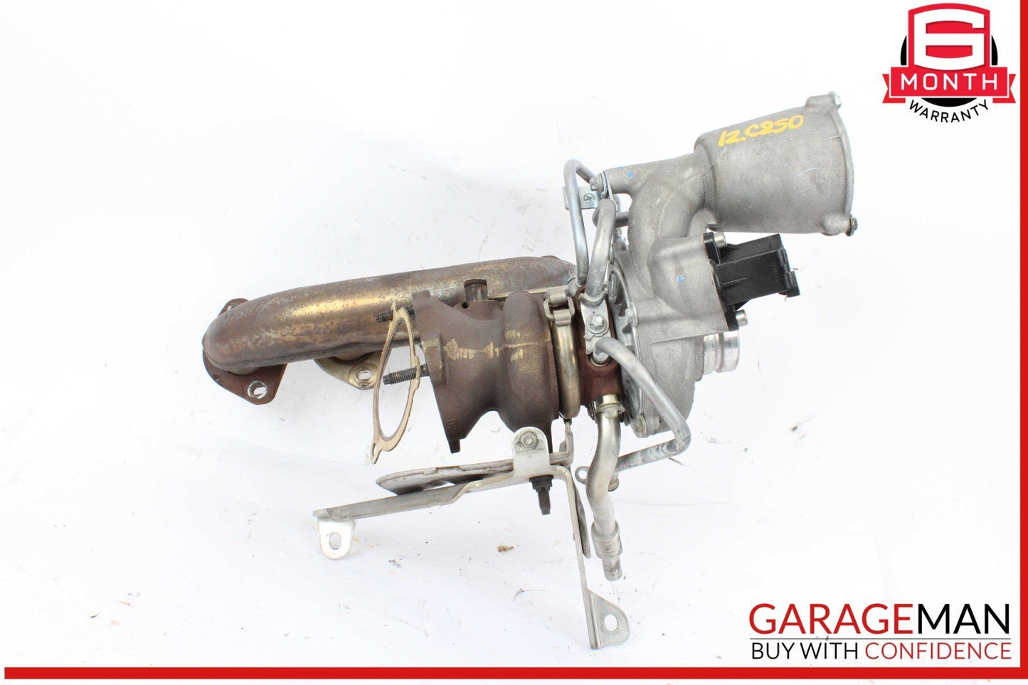 12-15 Mercedes W204 C250 SLK250 1.8L Turbo Turbocharger Manifold Assembly OEM