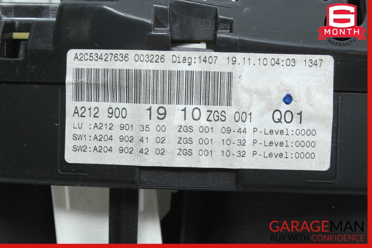10-13 Mercedes W212 E350 E550 Speedometer Odometer Instrument Cluster Gauge