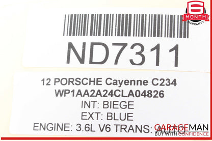 11-18 Porsche Cayenne 958 Front Driveshaft Propeller Shaft 7P0521101H OEM