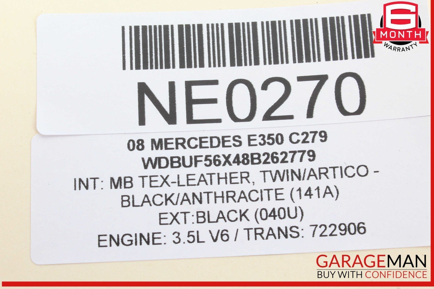 07-09 Mercedes W211 E350 Front Left or Right Door Audio Sound Speaker OEM