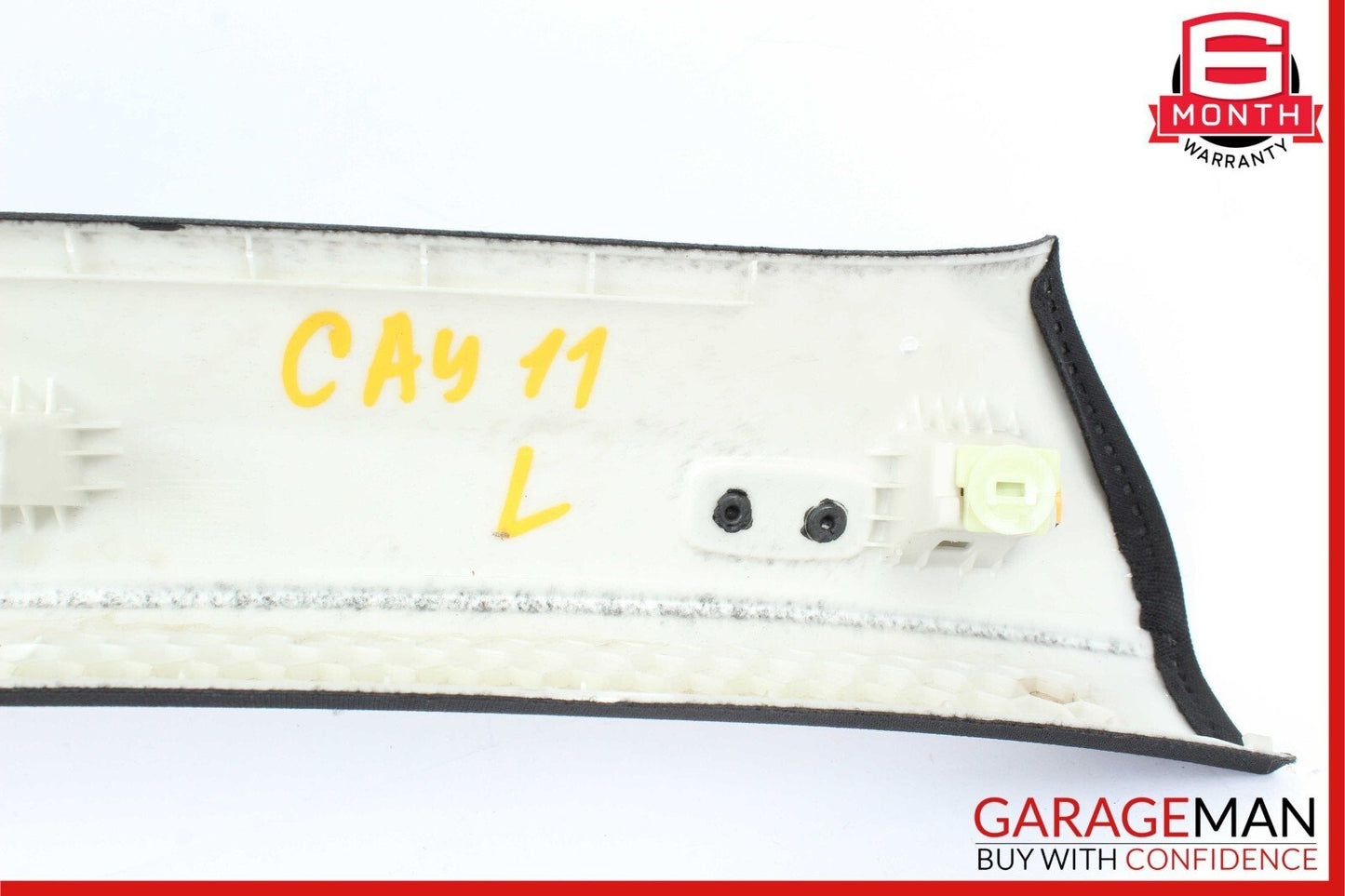 11-18 Porsche Cayenne 958 S Front Left Fairing Upper A Pillar Trim Cover Black