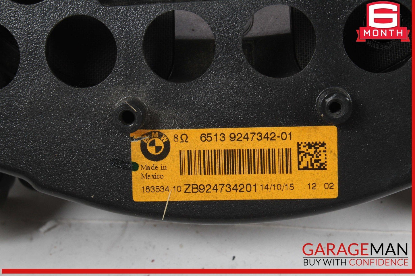 14-18 BMW F15 X5 Right & Left Side Sub Woofer Subwoofer Speakers 924734201 OEM