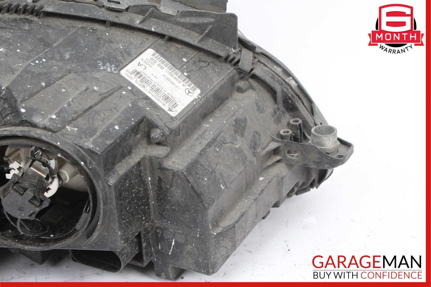 12-14 Mercedes W204 C300 C350 Front Left Halogen Headlight Head Light Lamp OEM