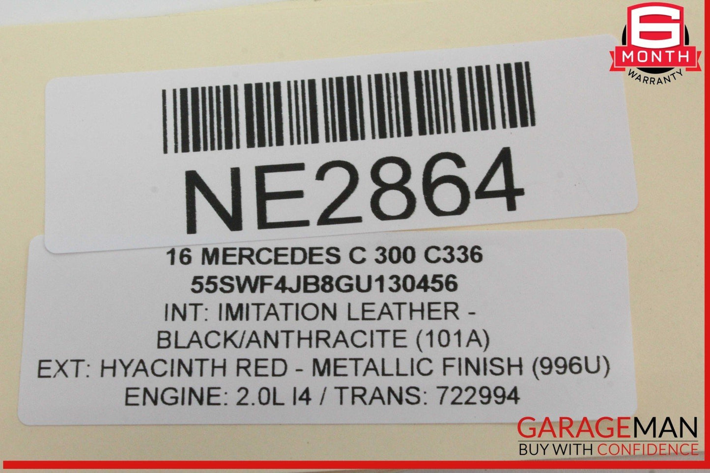 14-19 Mercedes W205 C300 S550 GLC350 Keyless Go Entry Control Module Unit OEM