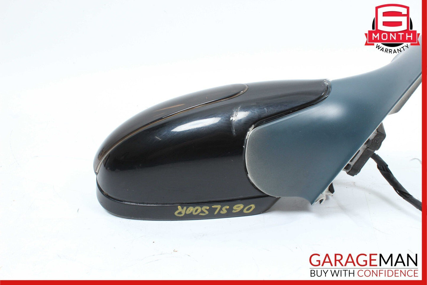 03-08 Mercedes R230 SL500 Front Right Side Mirror Door Rear View Black OEM
