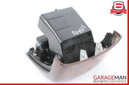 07-13 Mercedes W221 S550 Rear Center Console AC A/C Air Vent Trim Panel Wood