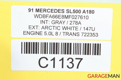 90-95 Mercedes R129 SL320 SL500 Floor Shifter Gear Shift Selector 1242670237 OEM
