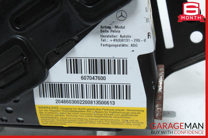 08-15 Mercedes W204 C350 GLK350 Right Side Lower Seat Airbag Air Bag Black OEM