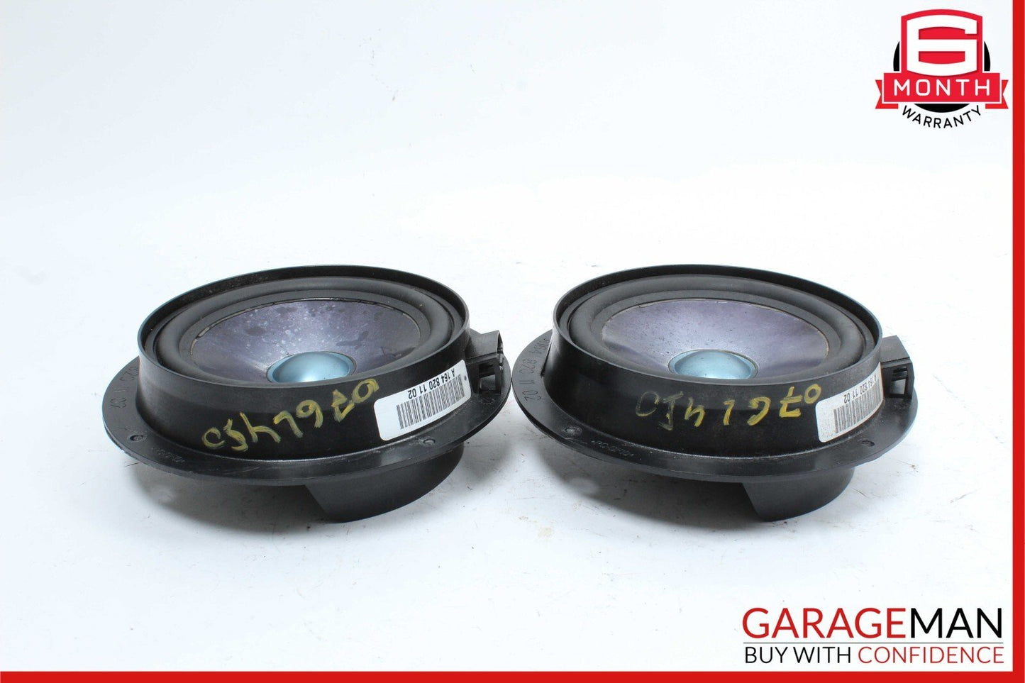 06-13 Mercedes X164 GL450 R350 Rear Left & Right Side Audio Sound Speakers Set