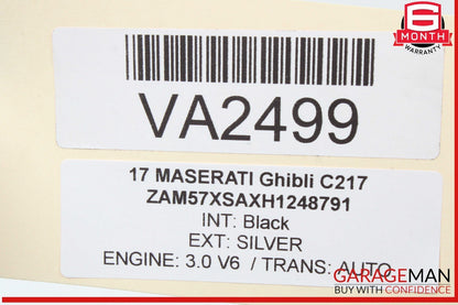 14-22 Maserati Ghibli Rear Left or Right Side Seat Belt Seatbelt Retractor OEM