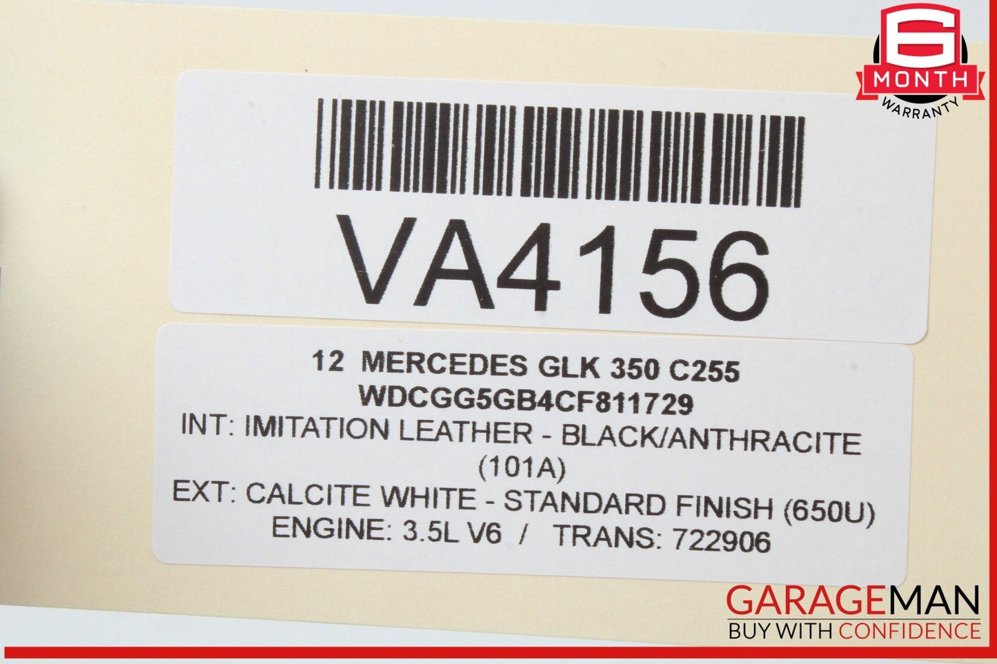 08-15 Mercedes X204 GLK350 Front Right Passenger Side Dash Airbag Air Bag OEM