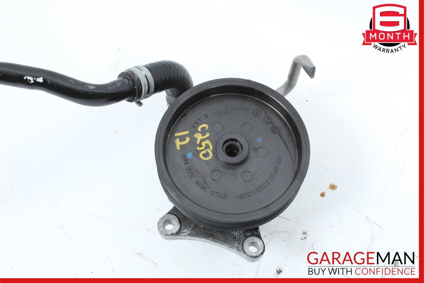 12-14 Mercedes W204 C250 M271 Power Steering Pump Reservoir Tube Hose Assembly