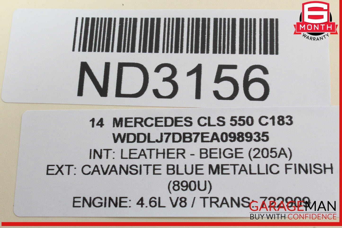 08-18 Mercedes W218 CLS550 E350 Front Right Side Door Control Module OEM