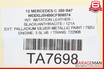 10-16 Mercedes W204 C350 E350 SLK350 Active Lane Assist Front Camera OEM