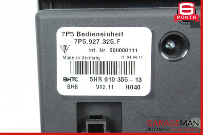11-17 Porsche Cayenne 958 S Rear Seat Heat Lock Switch Control Panel 7P5927325F