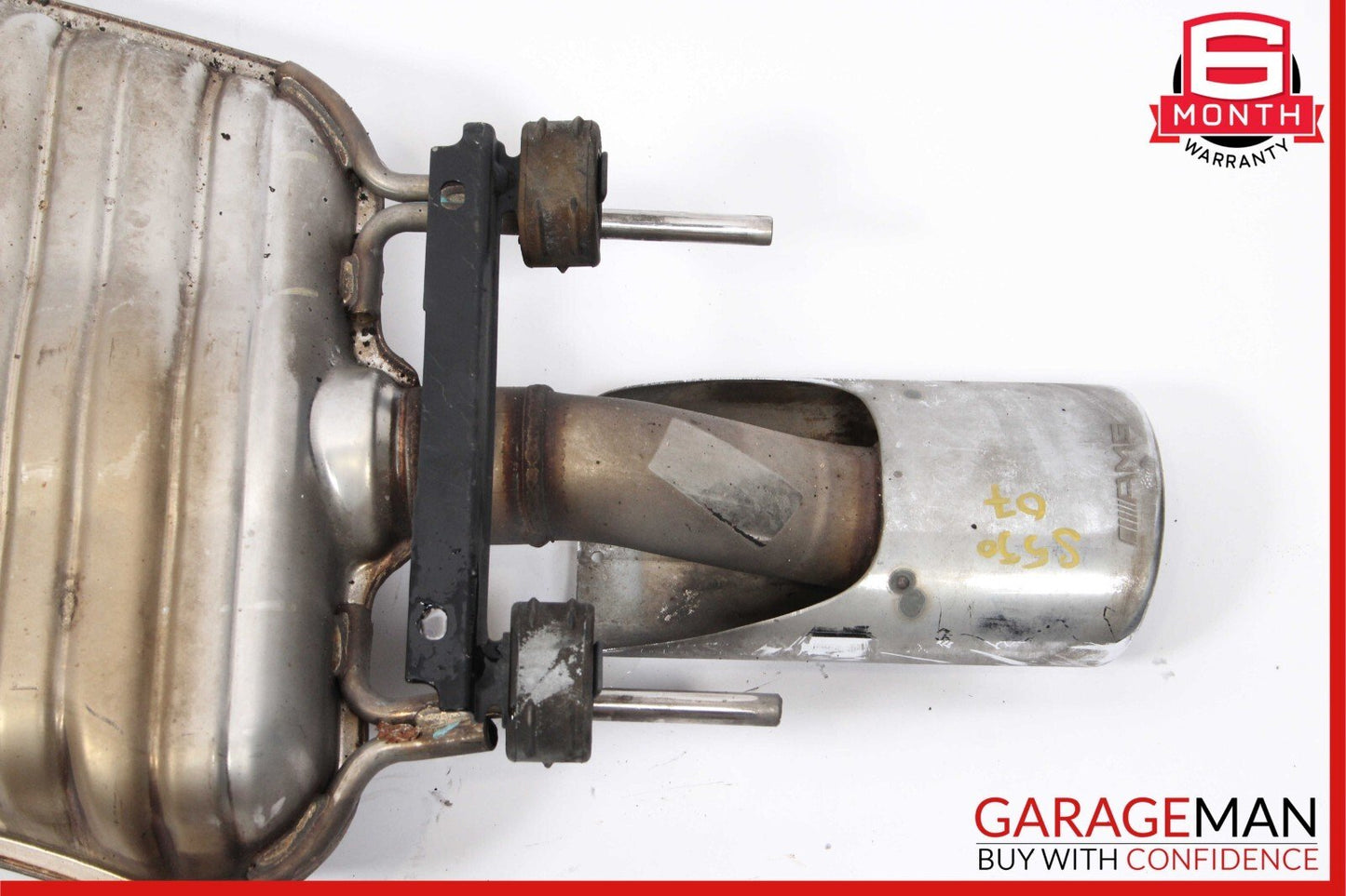 07-09 Mercedes W221 S450 S550 AMG Sport Rear Exhaust Muffler Tips Set of 2 Pc