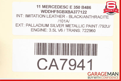 10-11 Mercedes W212 E350 E550 Rear SAM Module Fuse Box Relay 2129060605 OEM