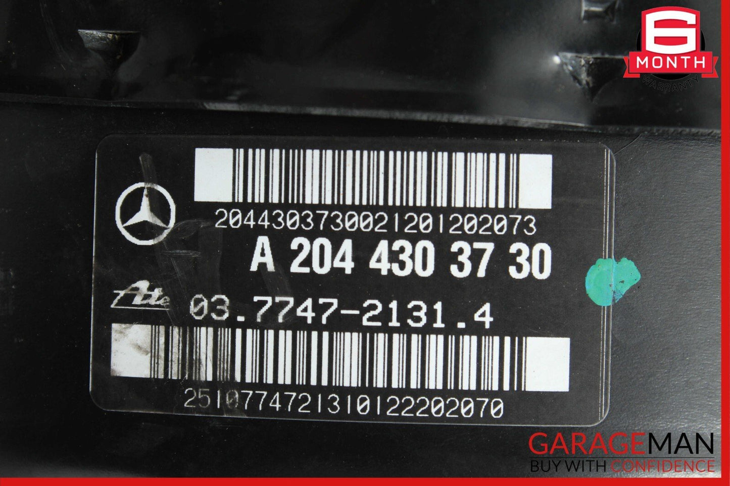 10-17 Mercedes X204 GLK350 E350 C300 Master Cylinder Power Brake Booster OEM
