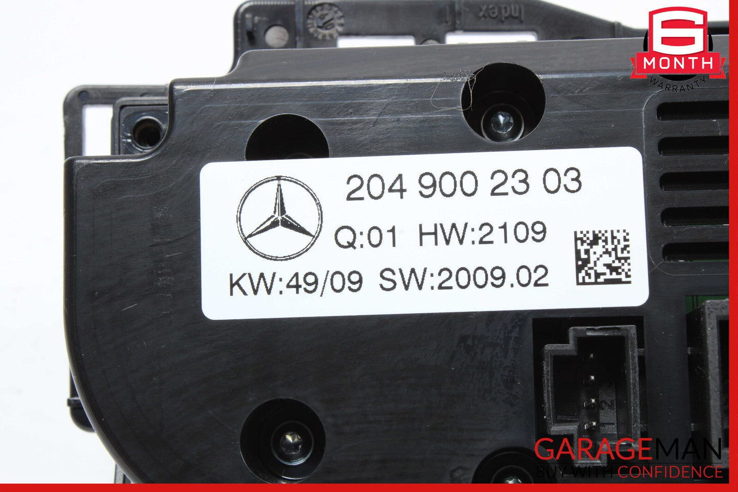 08-11 Mercedes W204 C300 AC A/C Heater Climate Control 2049002303 OEM