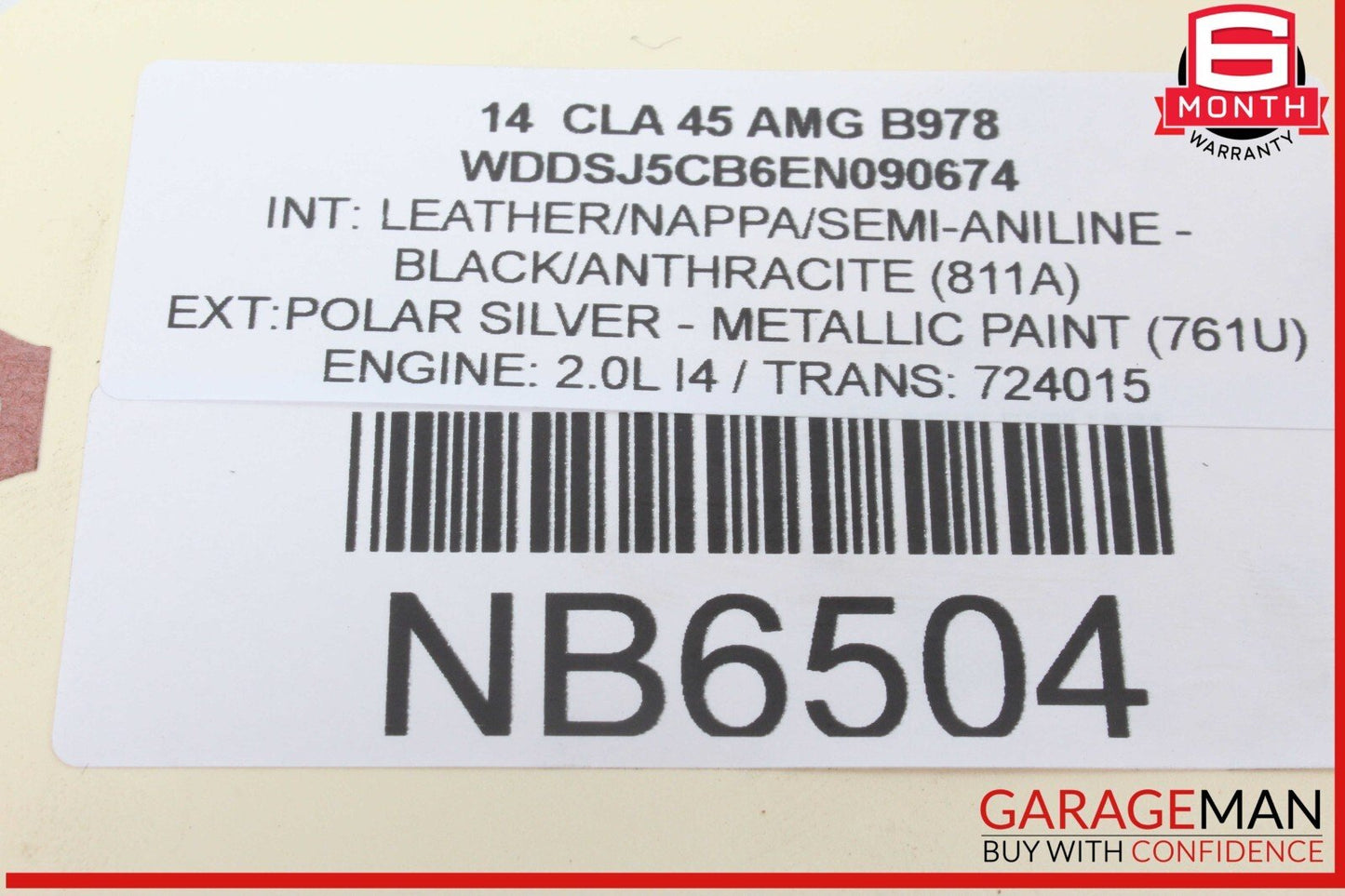 12-20 Mercedes W117 CLA 45 AMG SLK250 SLC300 Right Side Exterior Door Handle OEM