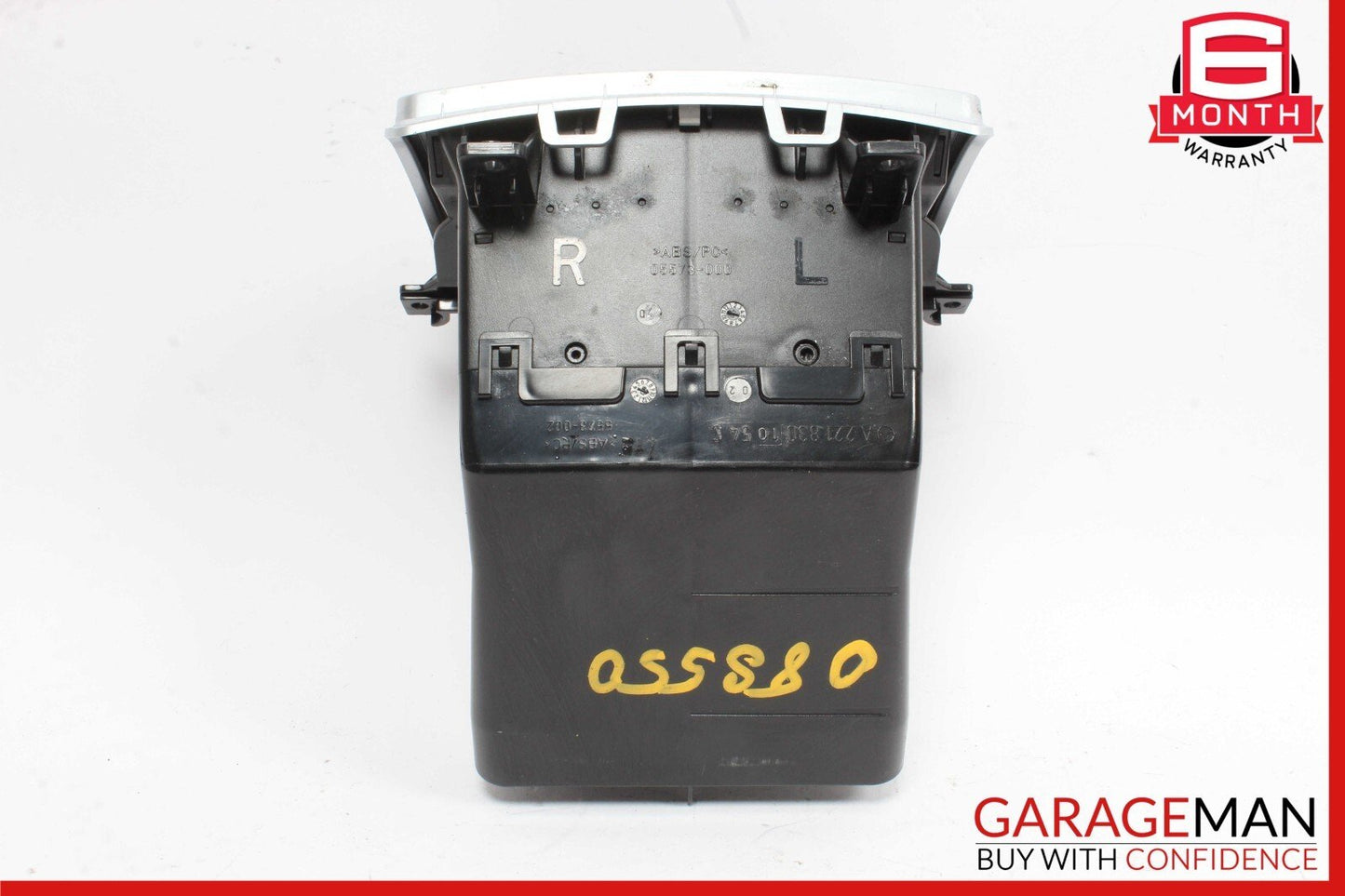 07-14 Mercedes W221 S550 CL600 Rear Center Console AC A/C Air Heater Trim Vent