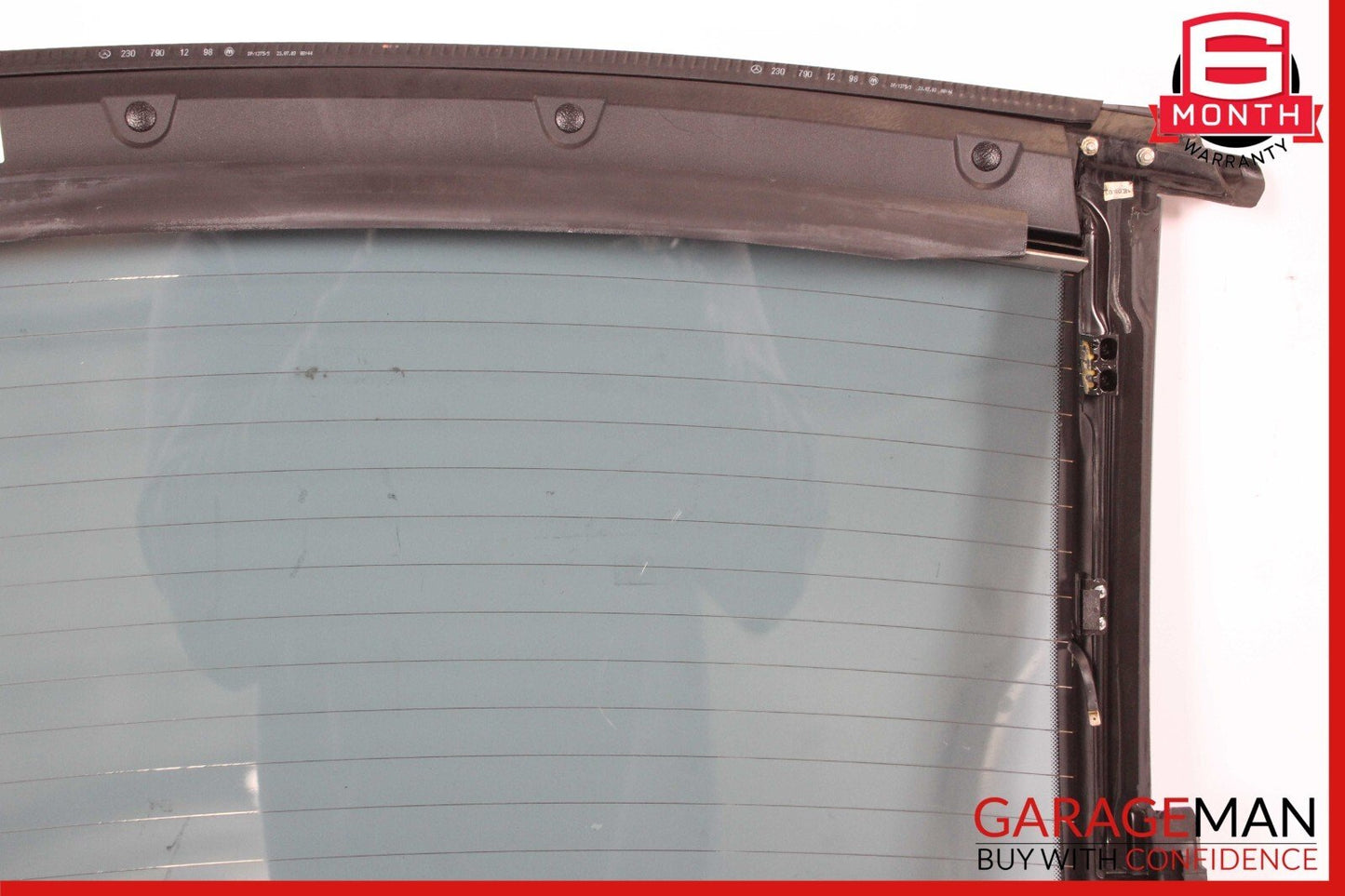03-11 Mercedes R230 SL500 SL550 SL55 AMG Rear Back Windshield Window Glass Clear