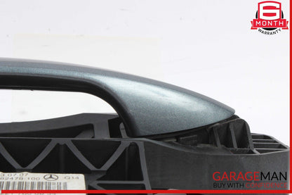 07-13 Mercedes W221 S550 Rear Right Passenger Side Exterior Door Handle Gray OEM