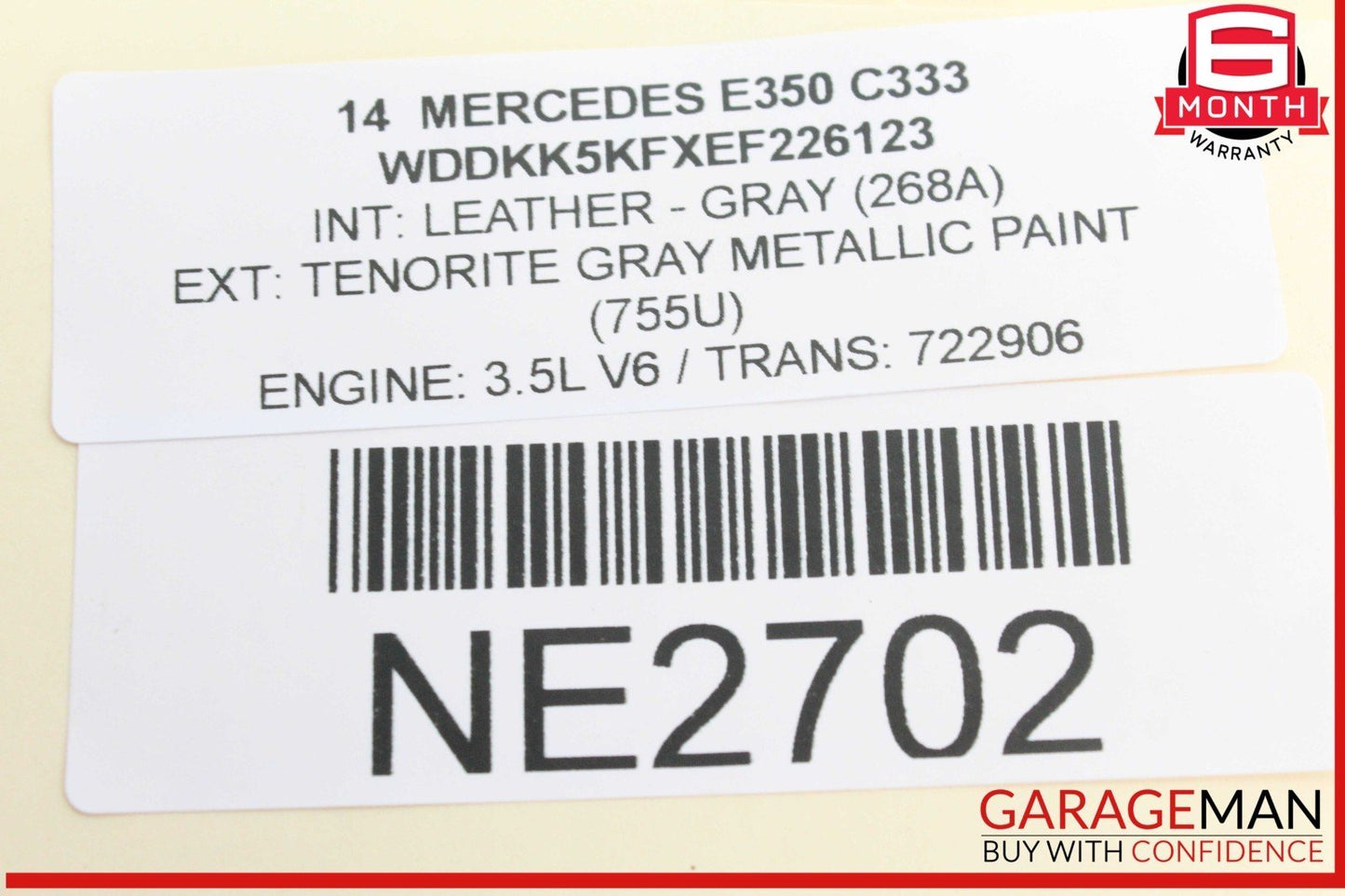 14-16 Mercedes W212 E350 Parking Rear View Backup Back Up Camera 0008202482 OEM