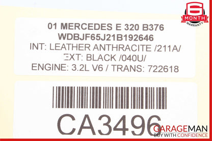 98-02 Mercedes W210 E320 E55 AMG Front Right Passenger Side Exterior Door Handle