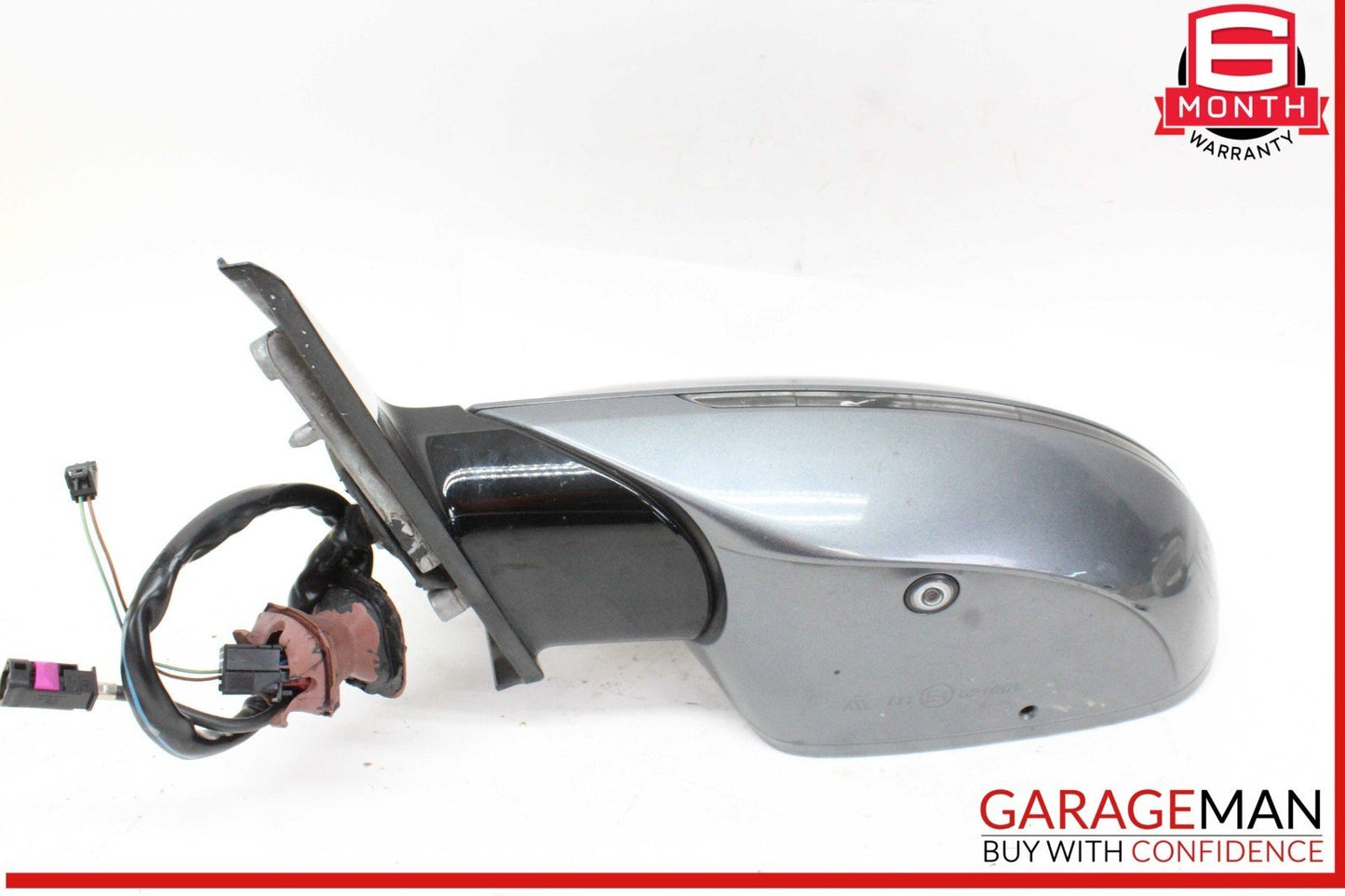 11-18 Audi A8 S8 Front Left Driver Side Door Rear View Mirror Gray w/ Camera OEM