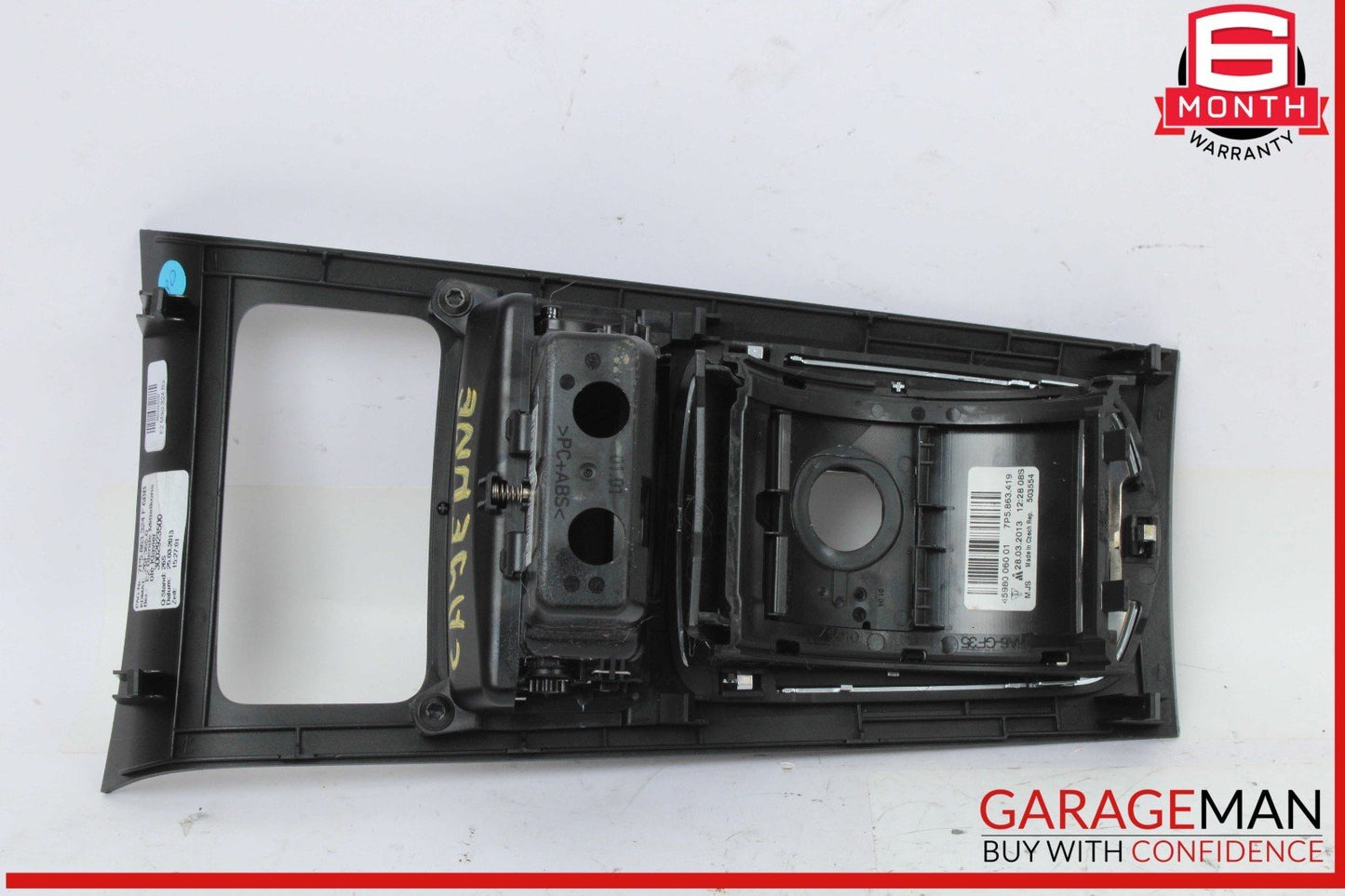 11-18 Porsche Cayenne 958 AWD Front Center Console Shifter Trim Bezel OEM