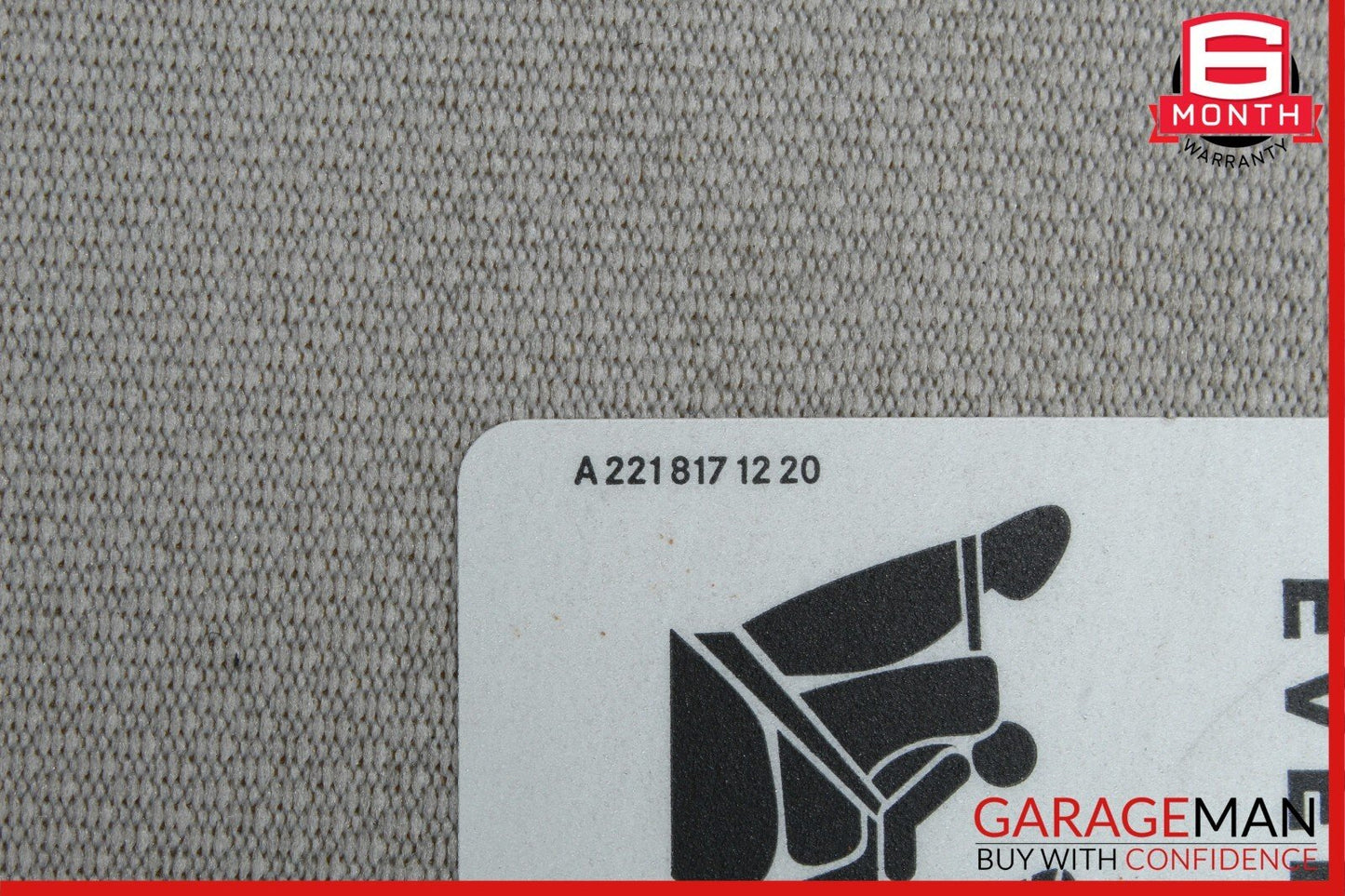 06-11 Mercedes W219 CLS500 CLS550 Front Left Driver Side Sunvisor Sun Visor OEM