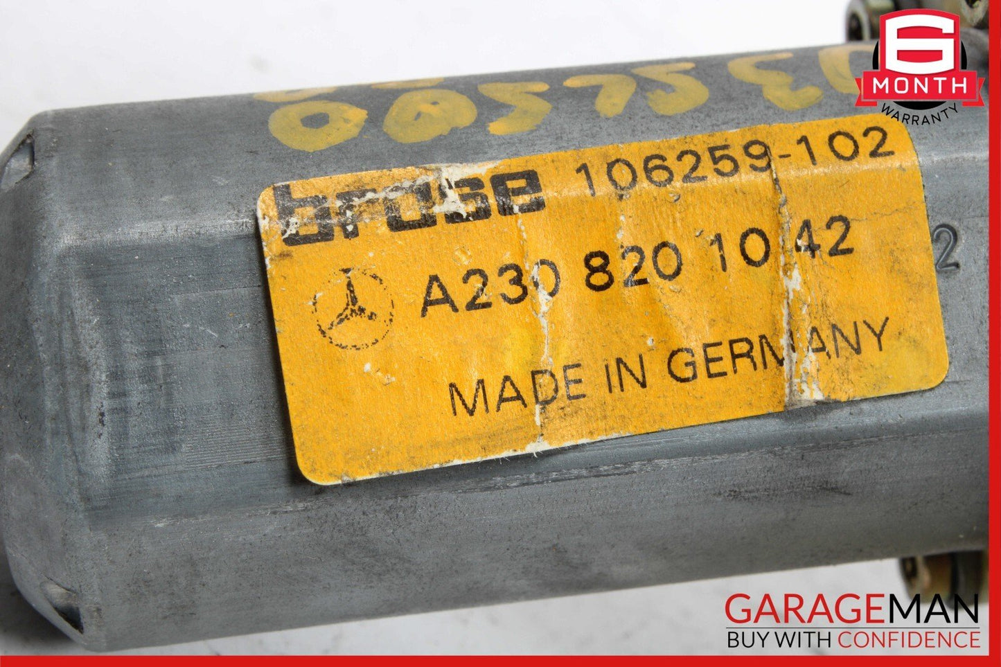 03-12 Mercedes R230 SL500 SL65 Front Right Side Door Window Regulator Motor Unit