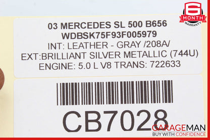 03-12 Mercedes R230 SL500 SL55 AMG Front Left SAM Fuse Box Control Module OEM