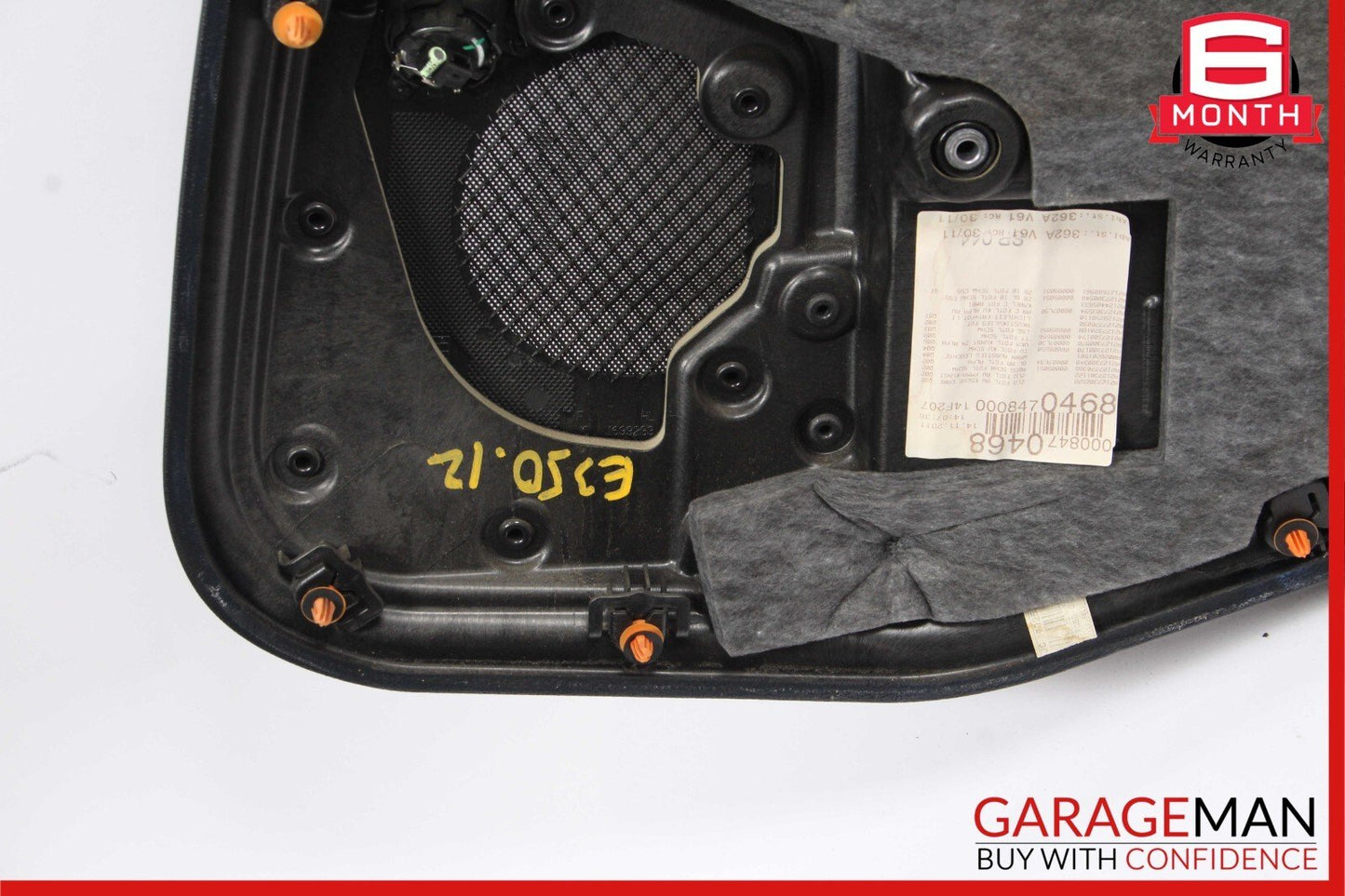 10-13 Mercedes W212 E350 E550 E400 Rear Left Driver Side Interior Door Panel OEM