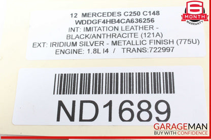 12-15 Mercedes W204 C250 SLK250 M271 Engine Oil Filter Housing 2711801210 OEM