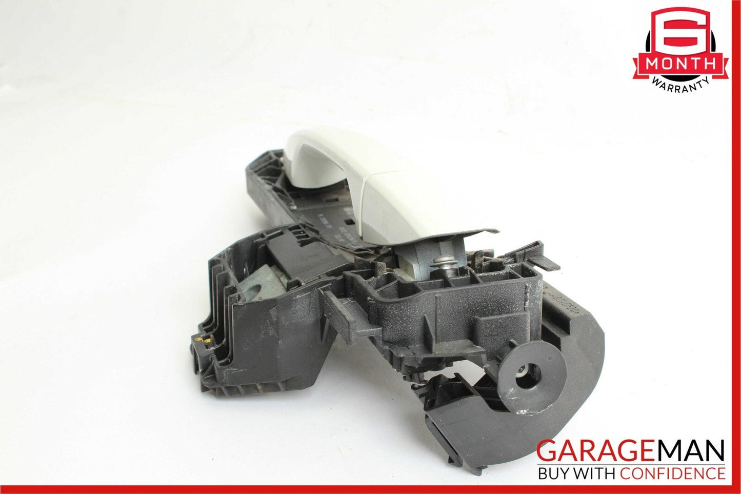 10-14 Mercedes W204 C300 Rear Left Driver Side Exterior Door Handle White OEM