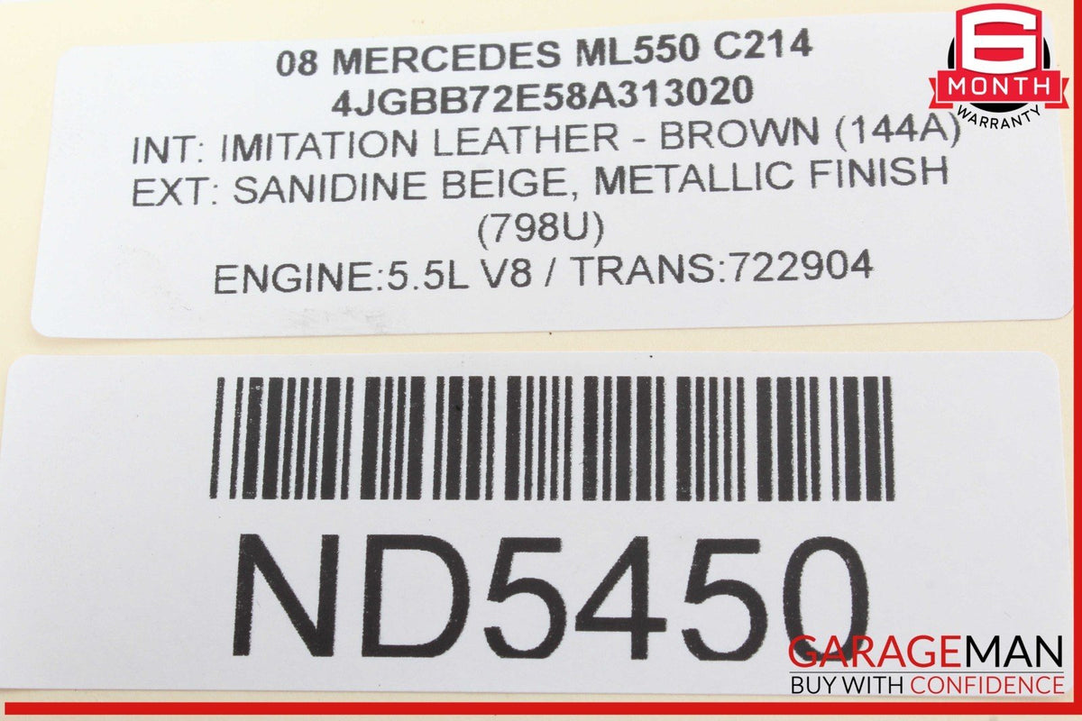 06-12 Mercedes W164 ML550 ML350 Front Left Side Dash AC Air Vent Grill OEM