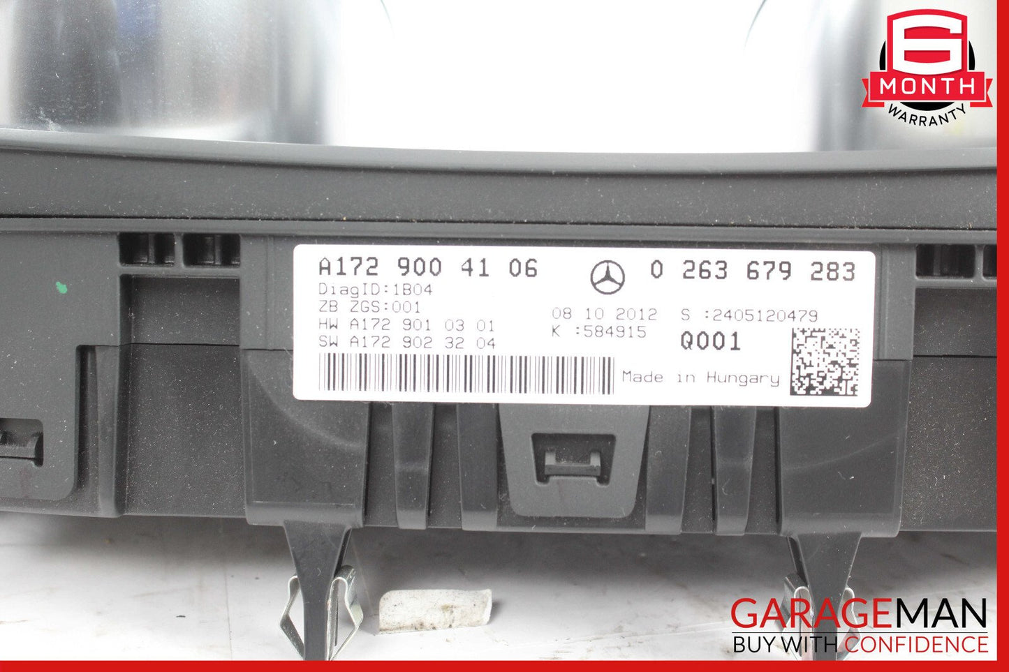 2013 Mercedes R172 SLK350 SLK250 Instrument Cluster Speedometer Odometer Assy