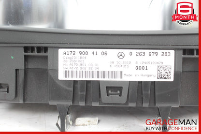 2013 Mercedes R172 SLK350 SLK250 Instrument Cluster Speedometer Odometer Assy
