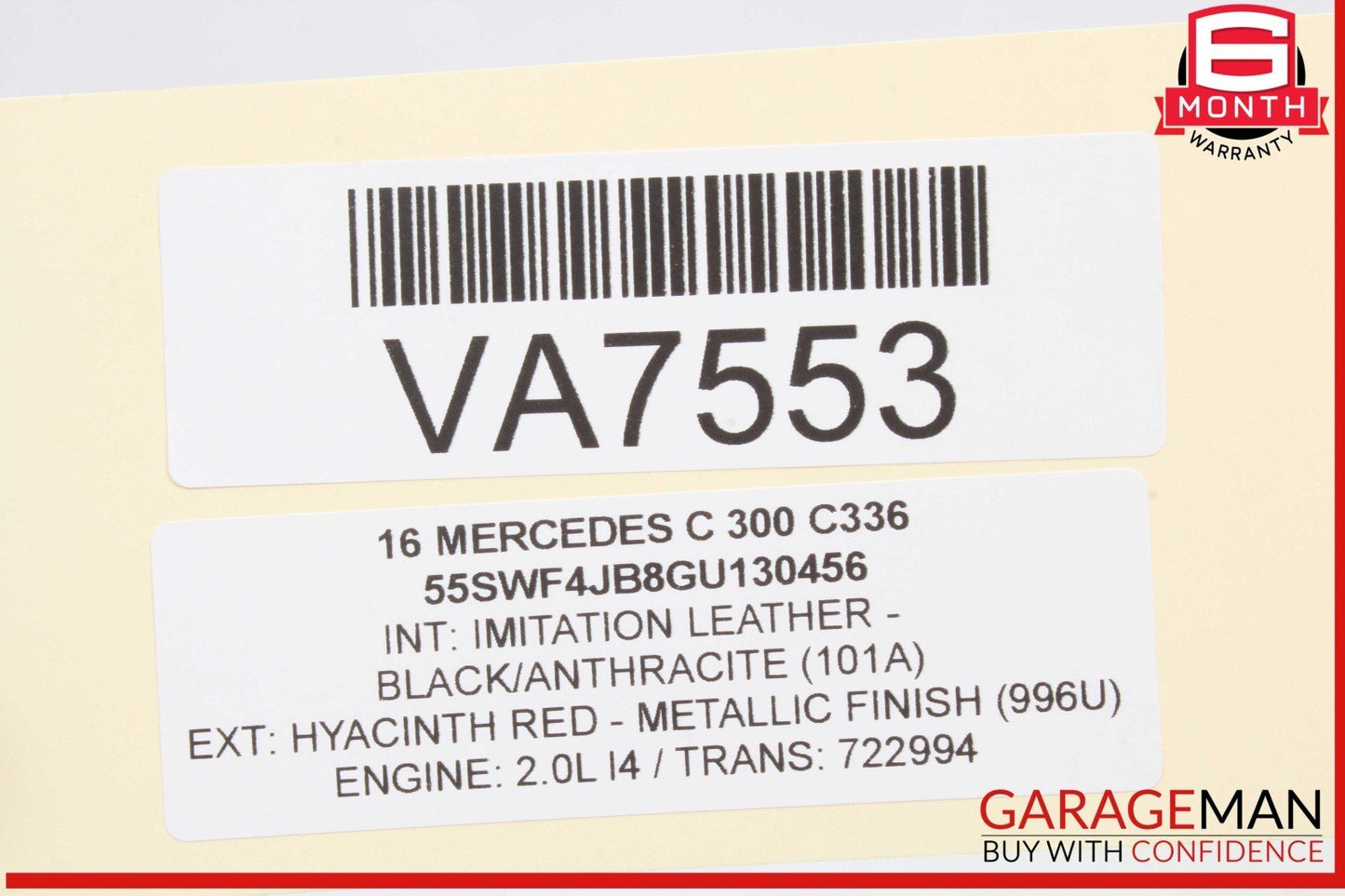 15-23 Mercedes W205 C300 GLC300 A/C Air Conditioning Compressor 0032306911 OEM