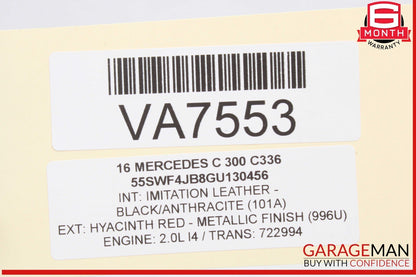 15-23 Mercedes W205 C300 GLC300 A/C Air Conditioning Compressor 0032306911 OEM