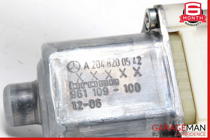 08-16 Mercedes C250 GLK350 E400 C350 Rear Left Door Window Regulator Motor