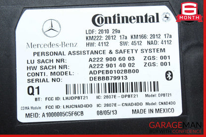12-20 Mercedes E350 C250 E550 SL400 Communication Control Module Unit