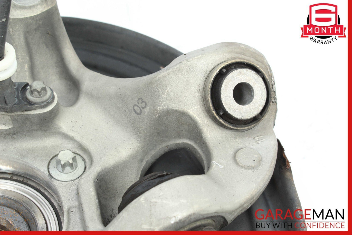 08-15 Mercedes W212 E350 Rear Left Side Spindle Knuckle Hub Bearing Brake Rotor