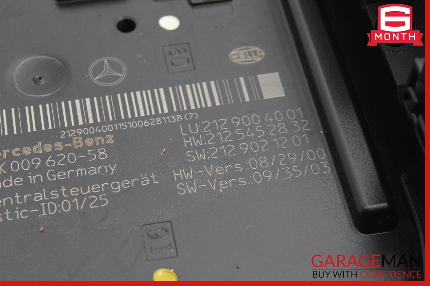 10-11 Mercedes W212 E350 E550 E63 AMG Rear Fuse Relay Box SAM Module Assembly