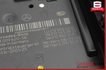 10-11 Mercedes W212 E350 E550 E63 AMG Rear Fuse Relay Box SAM Module Assembly