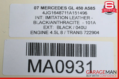 03-09 Mercedes X164 GL450 E63 AMG Sirius Satellite Radio Receiver Module Unit